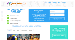 Desktop Screenshot of jogarvolei.com