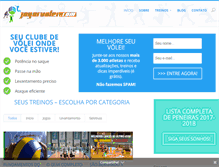 Tablet Screenshot of jogarvolei.com